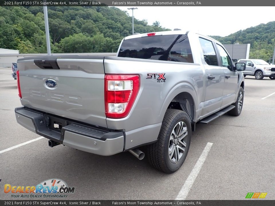 2021 Ford F150 STX SuperCrew 4x4 Iconic Silver / Black Photo #2