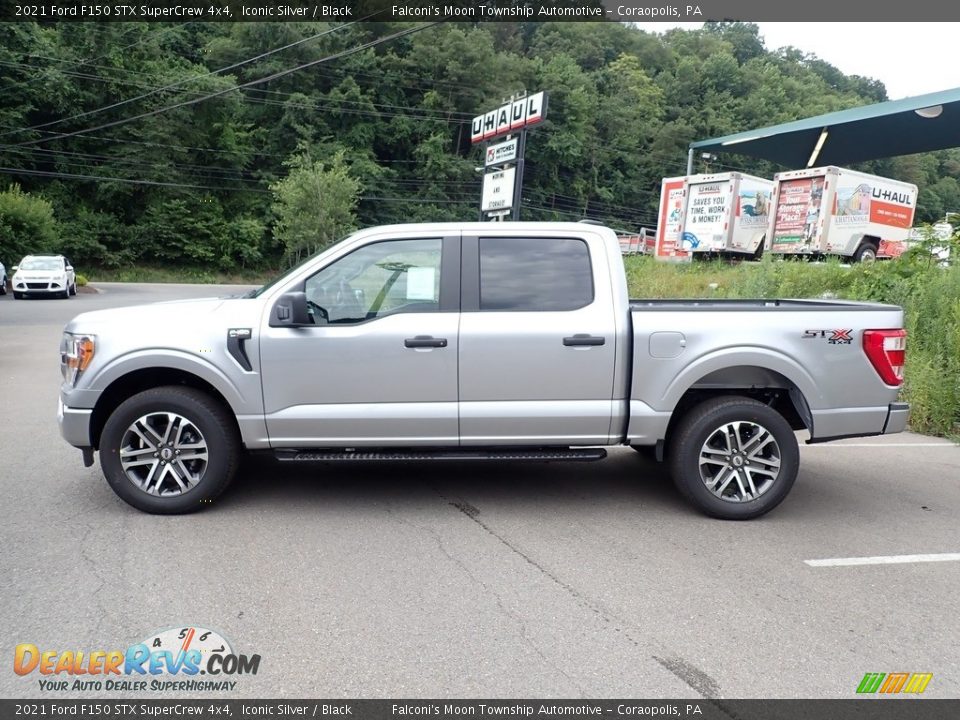 Iconic Silver 2021 Ford F150 STX SuperCrew 4x4 Photo #6