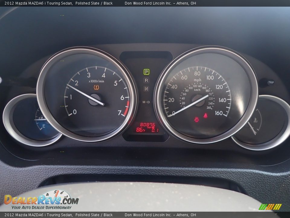 2012 Mazda MAZDA6 i Touring Sedan Polished Slate / Black Photo #27