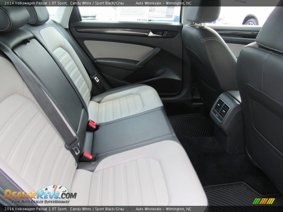 Rear Seat of 2014 Volkswagen Passat 1.8T Sport Photo #14