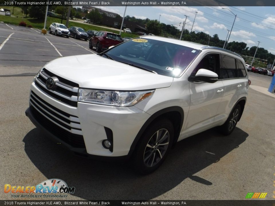 2018 Toyota Highlander XLE AWD Blizzard White Pearl / Black Photo #5