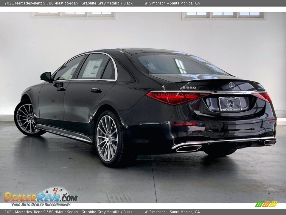 2021 Mercedes-Benz S 580 4Matic Sedan Graphite Grey Metallic / Black Photo #2