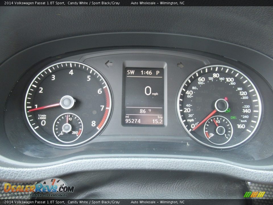 2014 Volkswagen Passat 1.8T Sport Gauges Photo #16