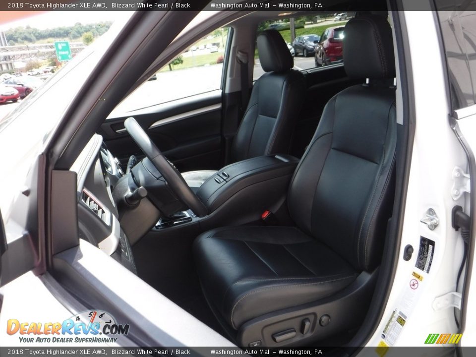 2018 Toyota Highlander XLE AWD Blizzard White Pearl / Black Photo #13