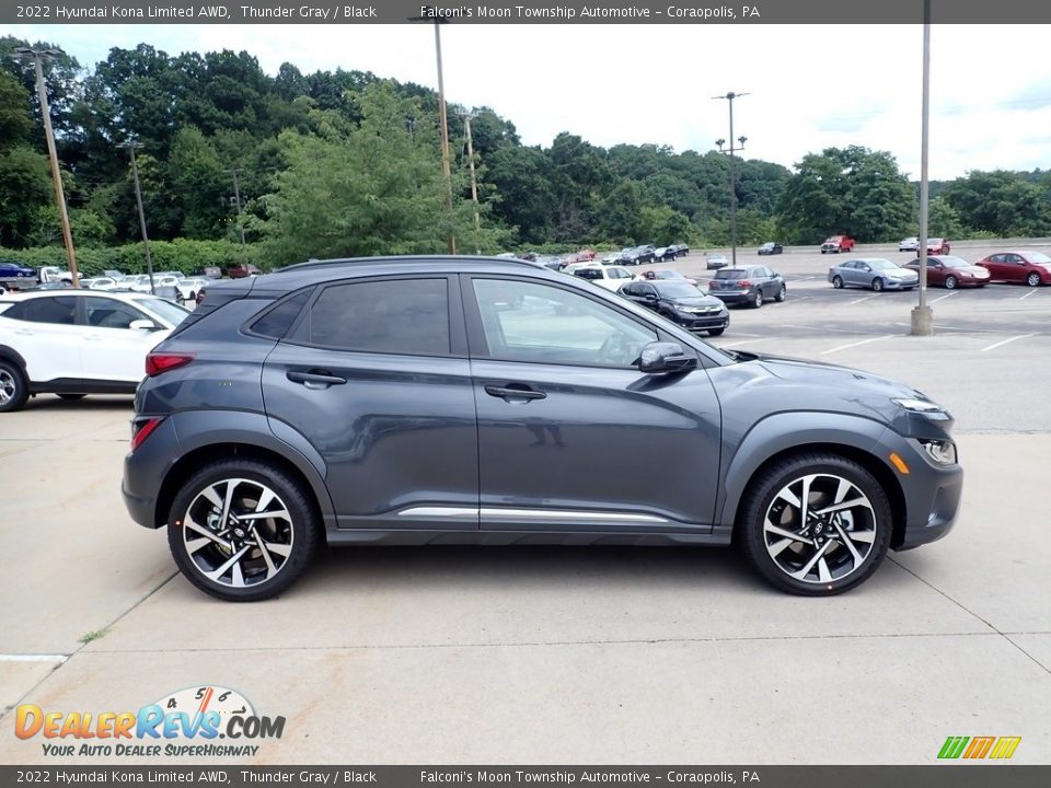 Thunder Gray 2022 Hyundai Kona Limited AWD Photo #1