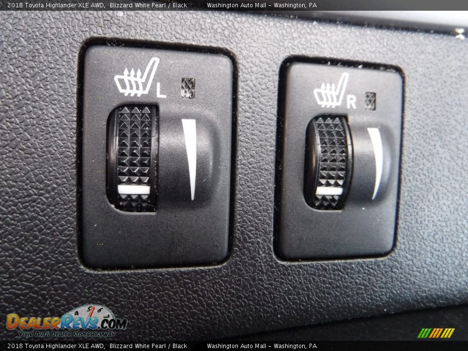 2018 Toyota Highlander XLE AWD Blizzard White Pearl / Black Photo #17