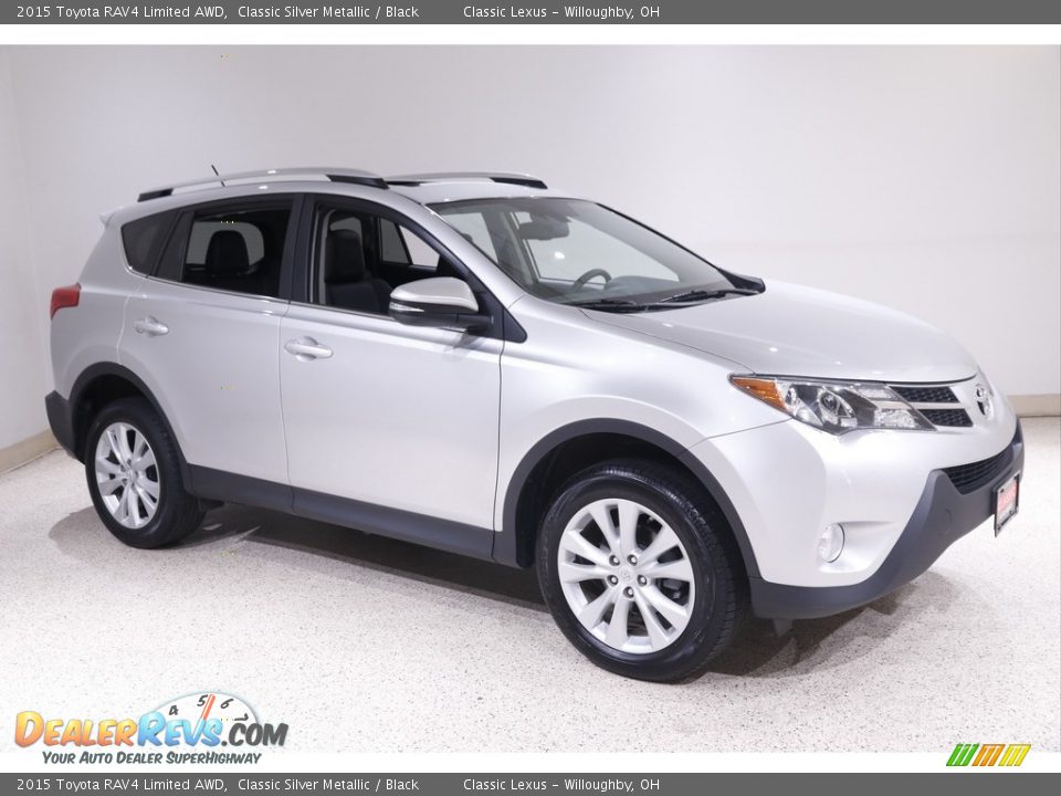 2015 Toyota RAV4 Limited AWD Classic Silver Metallic / Black Photo #1