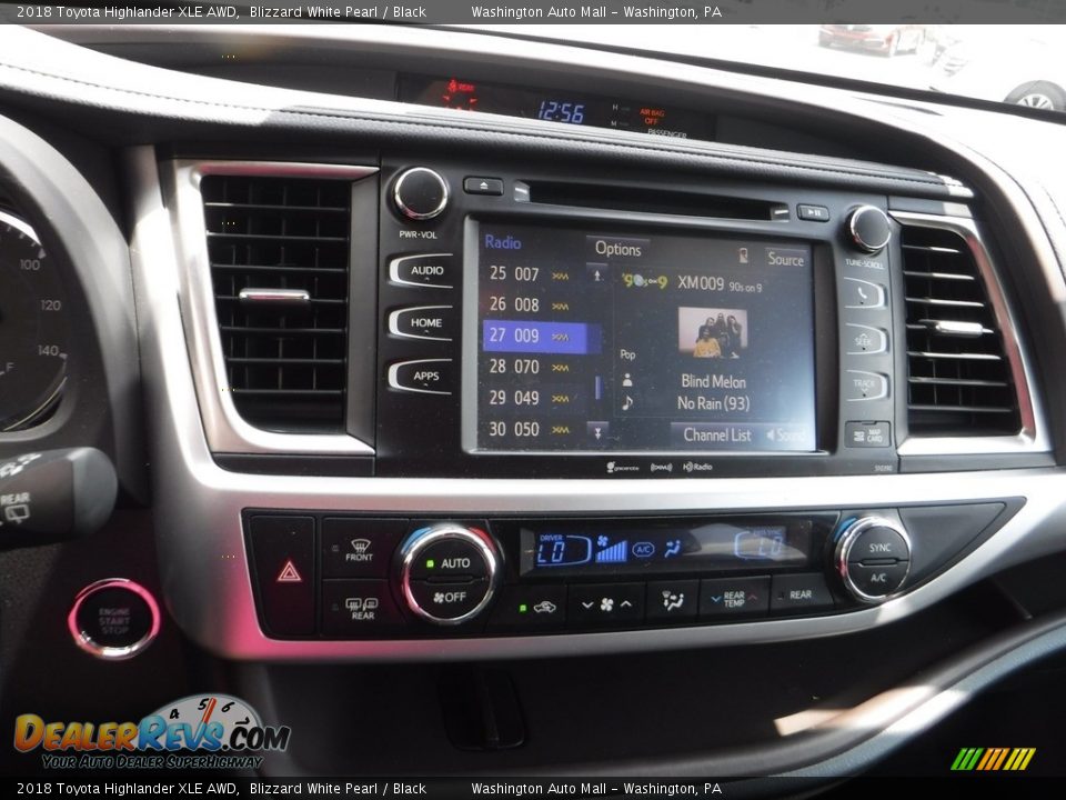 2018 Toyota Highlander XLE AWD Blizzard White Pearl / Black Photo #20