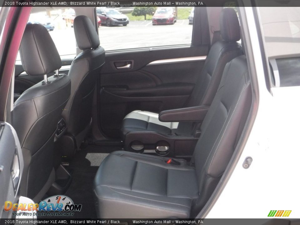 2018 Toyota Highlander XLE AWD Blizzard White Pearl / Black Photo #25