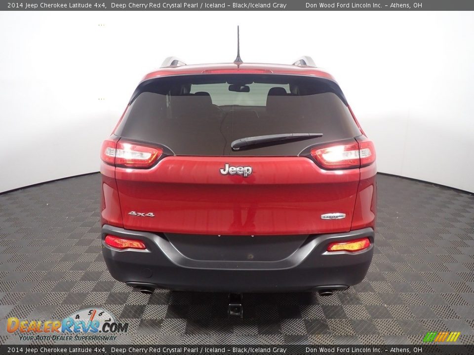 2014 Jeep Cherokee Latitude 4x4 Deep Cherry Red Crystal Pearl / Iceland - Black/Iceland Gray Photo #13