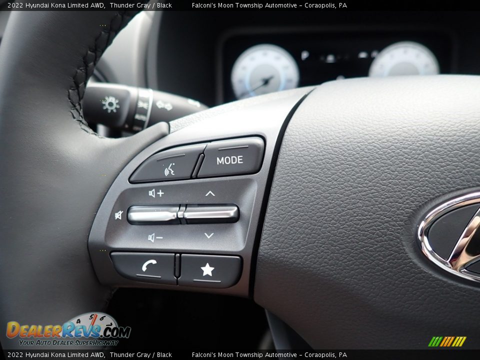2022 Hyundai Kona Limited AWD Thunder Gray / Black Photo #18