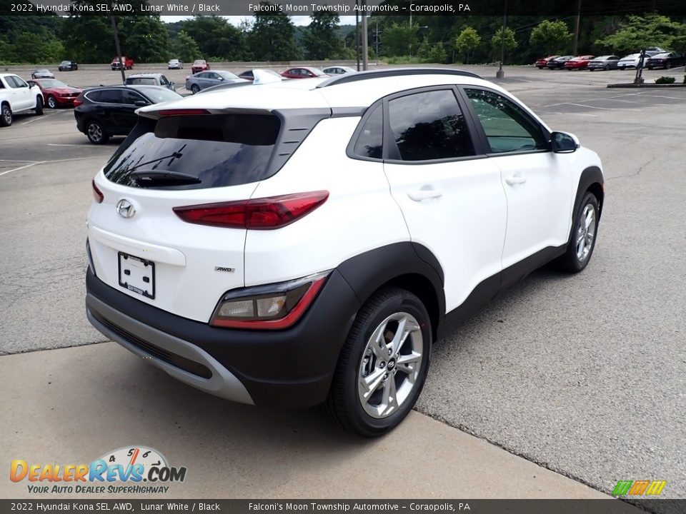 2022 Hyundai Kona SEL AWD Lunar White / Black Photo #2