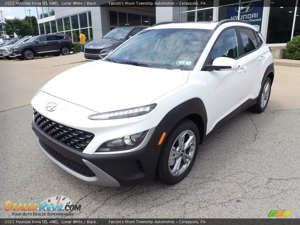 2022 Hyundai Kona SEL AWD Lunar White / Black Photo #5