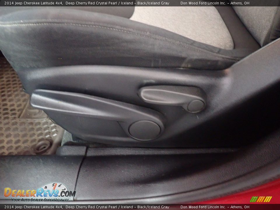 2014 Jeep Cherokee Latitude 4x4 Deep Cherry Red Crystal Pearl / Iceland - Black/Iceland Gray Photo #23