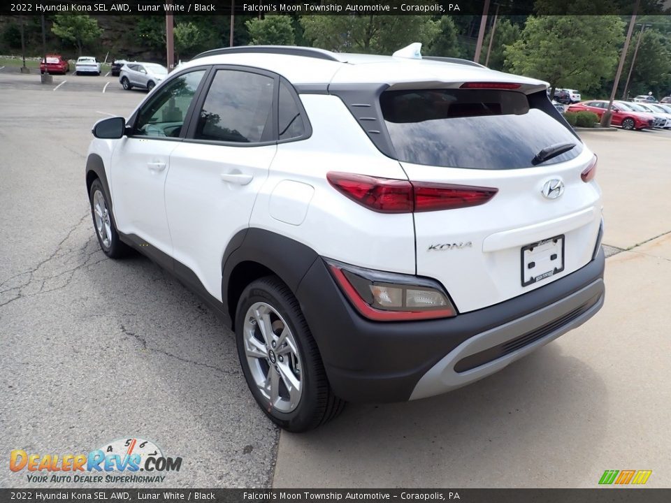 2022 Hyundai Kona SEL AWD Lunar White / Black Photo #7