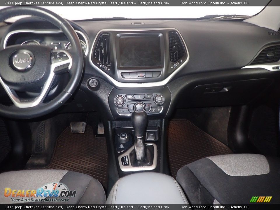 2014 Jeep Cherokee Latitude 4x4 Deep Cherry Red Crystal Pearl / Iceland - Black/Iceland Gray Photo #25