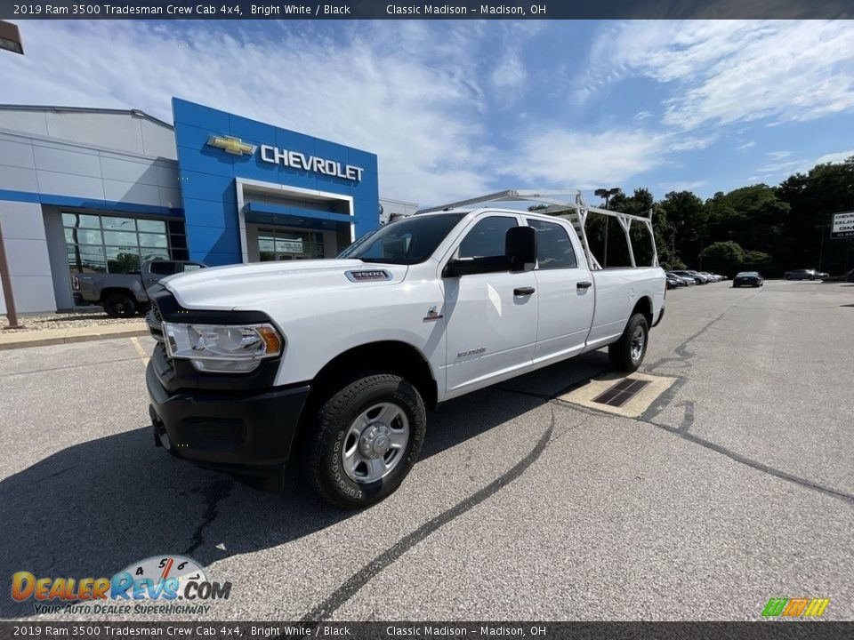 2019 Ram 3500 Tradesman Crew Cab 4x4 Bright White / Black Photo #1