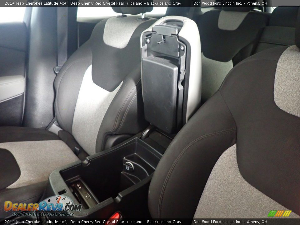 2014 Jeep Cherokee Latitude 4x4 Deep Cherry Red Crystal Pearl / Iceland - Black/Iceland Gray Photo #33