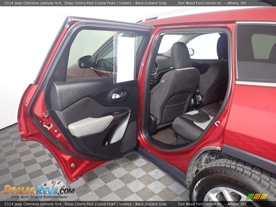 2014 Jeep Cherokee Latitude 4x4 Deep Cherry Red Crystal Pearl / Iceland - Black/Iceland Gray Photo #34