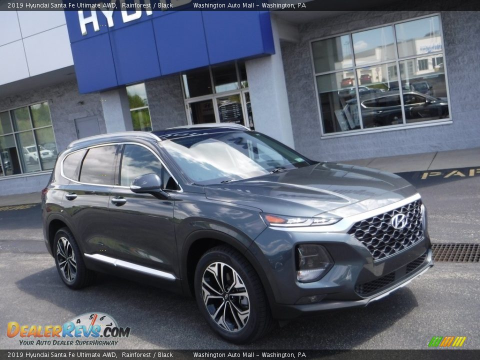 2019 Hyundai Santa Fe Ultimate AWD Rainforest / Black Photo #1