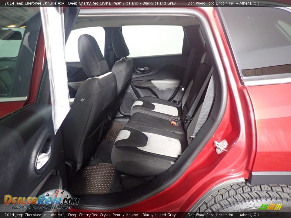 2014 Jeep Cherokee Latitude 4x4 Deep Cherry Red Crystal Pearl / Iceland - Black/Iceland Gray Photo #35