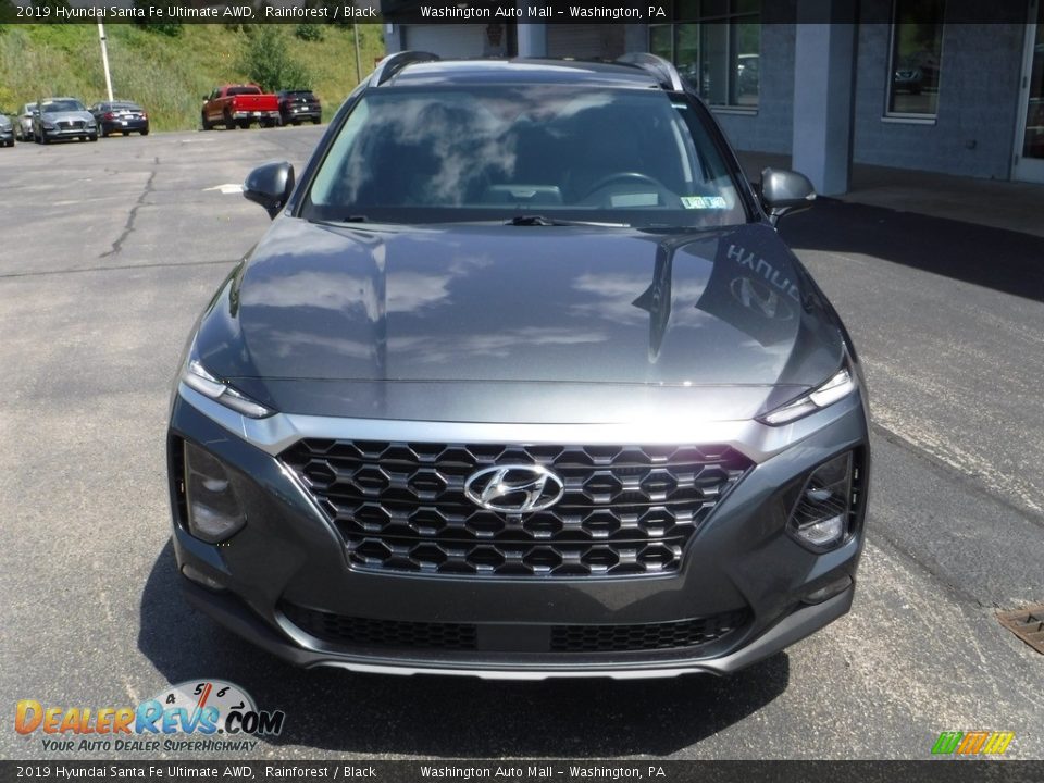 2019 Hyundai Santa Fe Ultimate AWD Rainforest / Black Photo #5