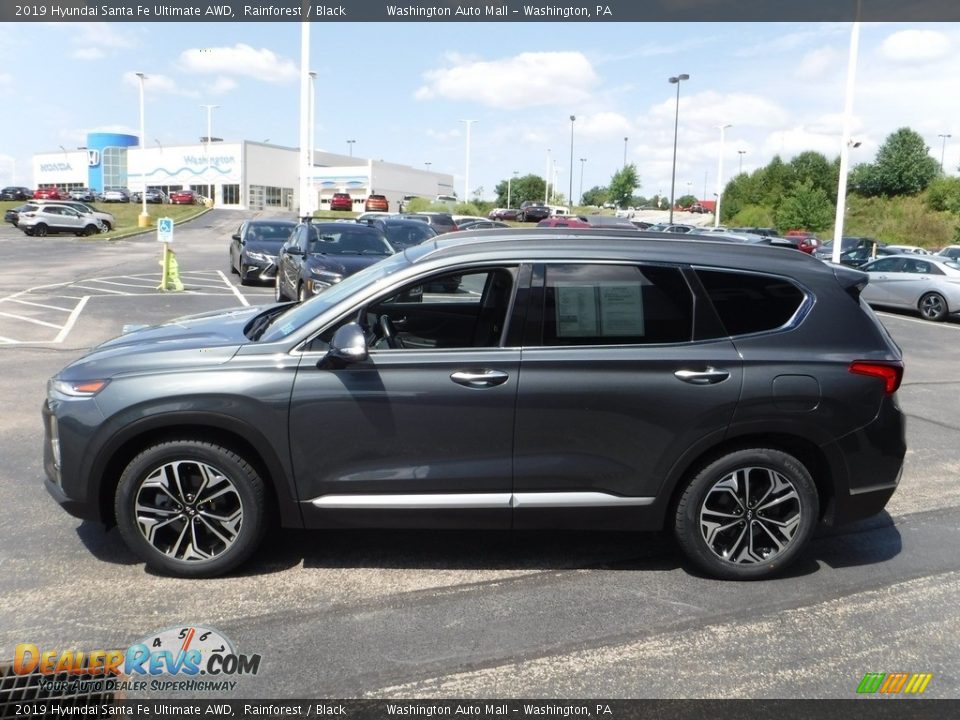 2019 Hyundai Santa Fe Ultimate AWD Rainforest / Black Photo #7