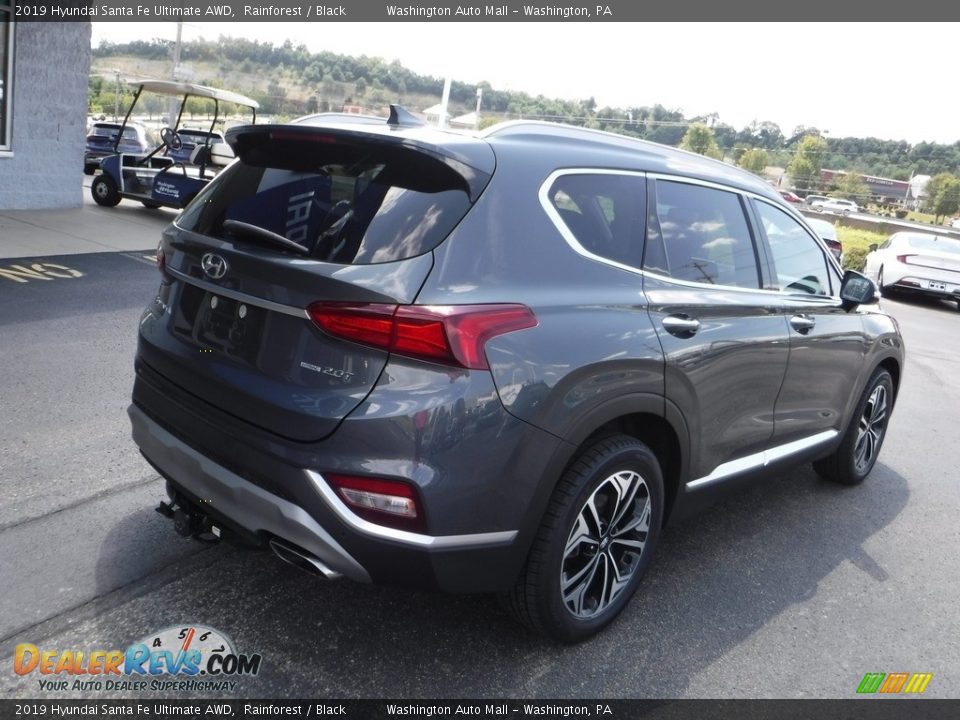 2019 Hyundai Santa Fe Ultimate AWD Rainforest / Black Photo #12