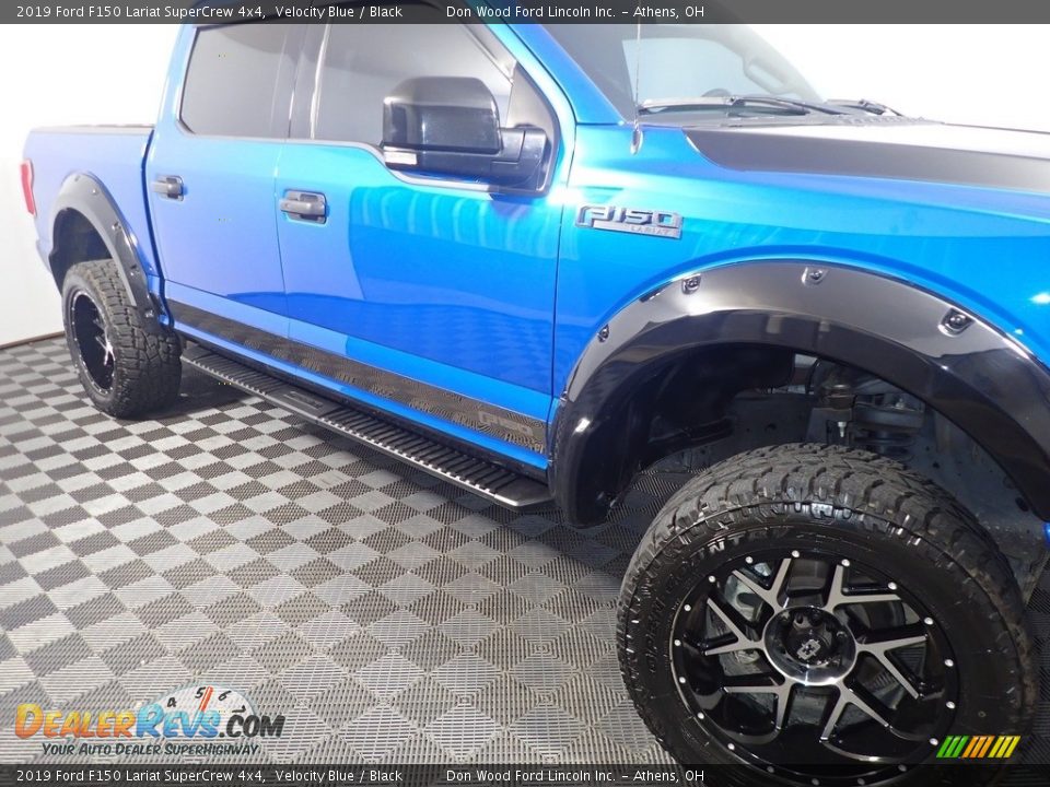 2019 Ford F150 Lariat SuperCrew 4x4 Velocity Blue / Black Photo #5