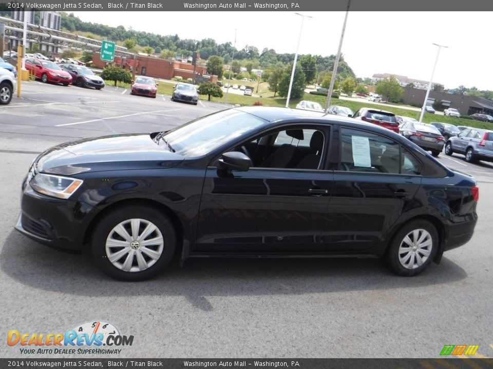 2014 Volkswagen Jetta S Sedan Black / Titan Black Photo #4