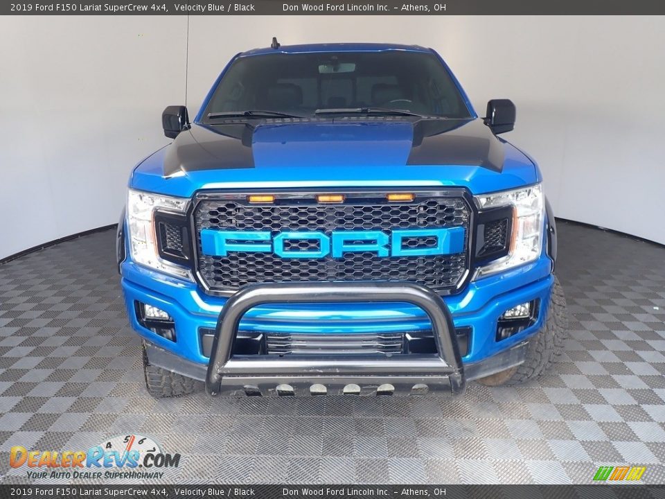 2019 Ford F150 Lariat SuperCrew 4x4 Velocity Blue / Black Photo #6