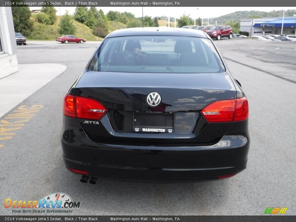 2014 Volkswagen Jetta S Sedan Black / Titan Black Photo #6