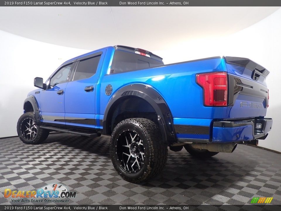 2019 Ford F150 Lariat SuperCrew 4x4 Velocity Blue / Black Photo #12