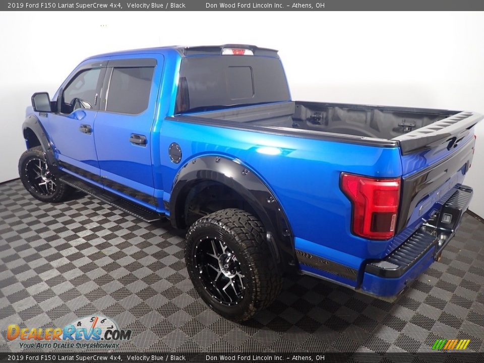 2019 Ford F150 Lariat SuperCrew 4x4 Velocity Blue / Black Photo #13