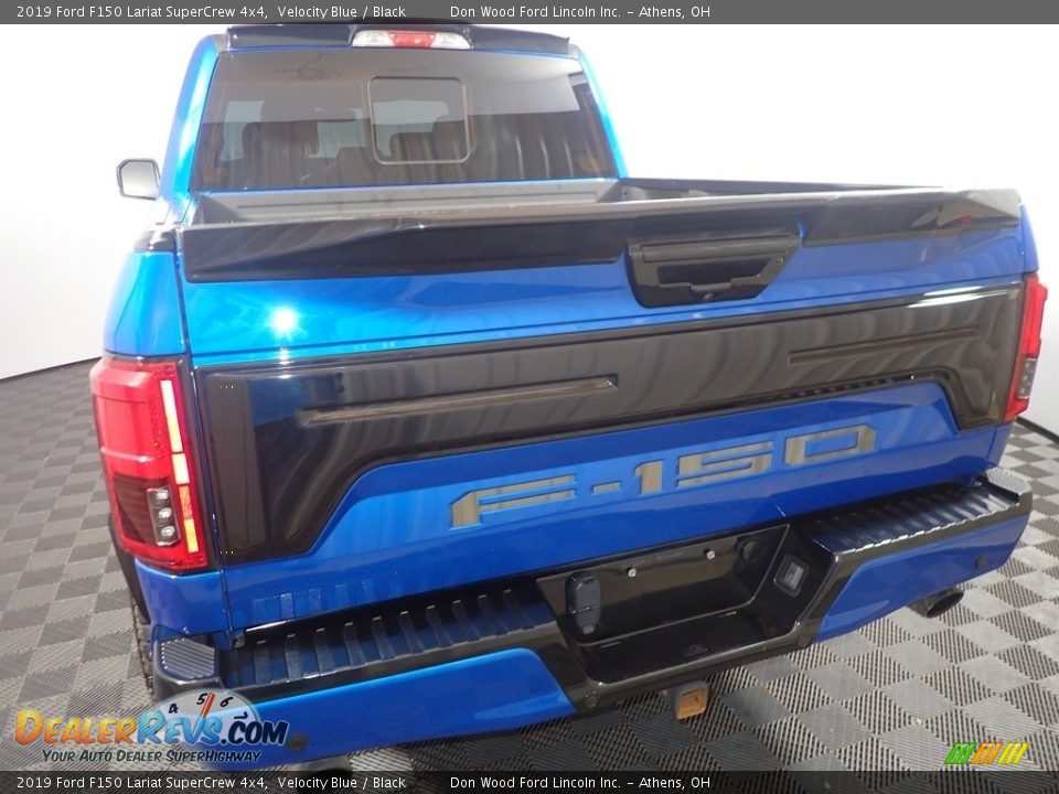 2019 Ford F150 Lariat SuperCrew 4x4 Velocity Blue / Black Photo #14