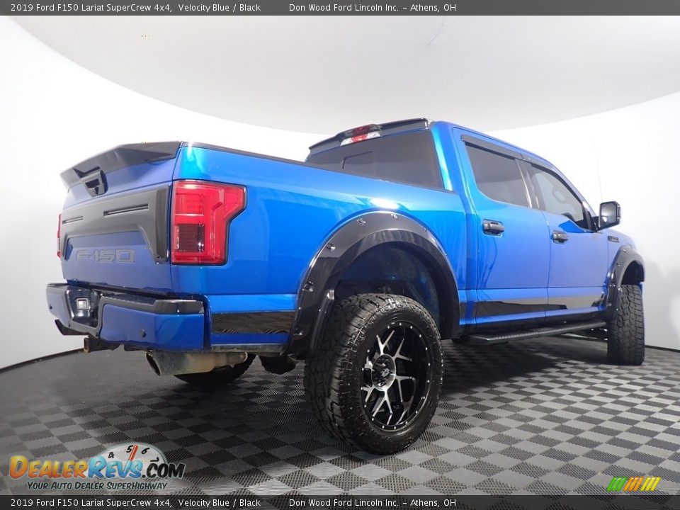 2019 Ford F150 Lariat SuperCrew 4x4 Velocity Blue / Black Photo #16