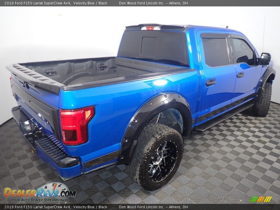 2019 Ford F150 Lariat SuperCrew 4x4 Velocity Blue / Black Photo #17