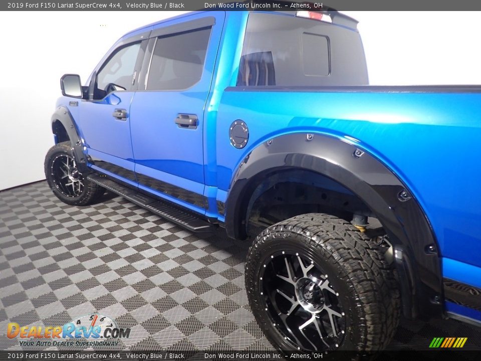 2019 Ford F150 Lariat SuperCrew 4x4 Velocity Blue / Black Photo #18