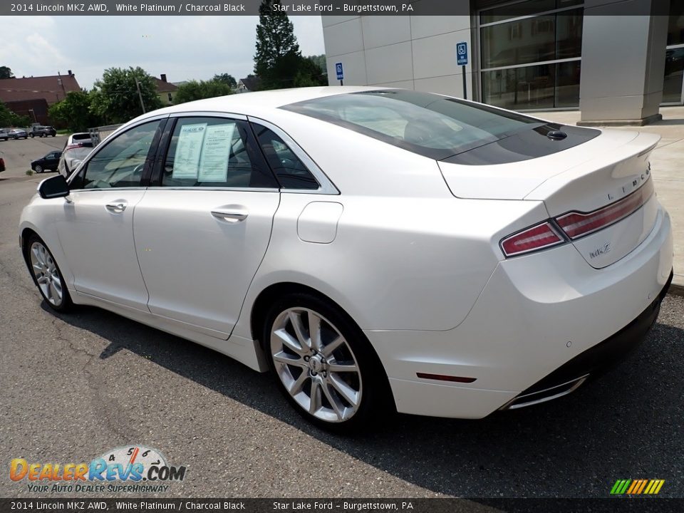 White Platinum 2014 Lincoln MKZ AWD Photo #3