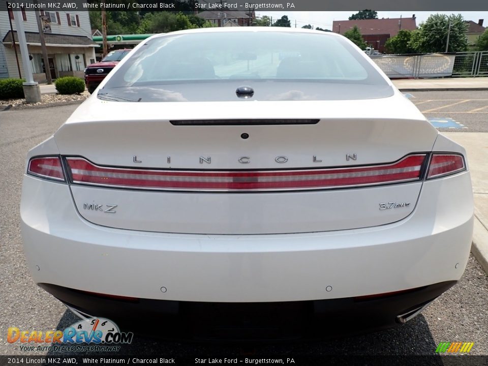 White Platinum 2014 Lincoln MKZ AWD Photo #4