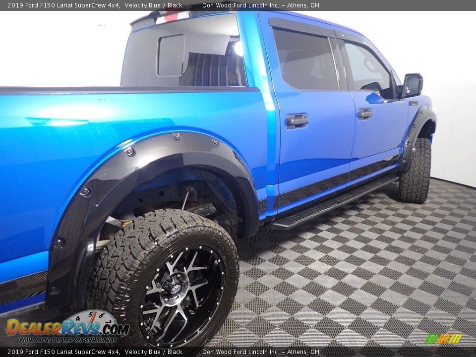 2019 Ford F150 Lariat SuperCrew 4x4 Velocity Blue / Black Photo #19