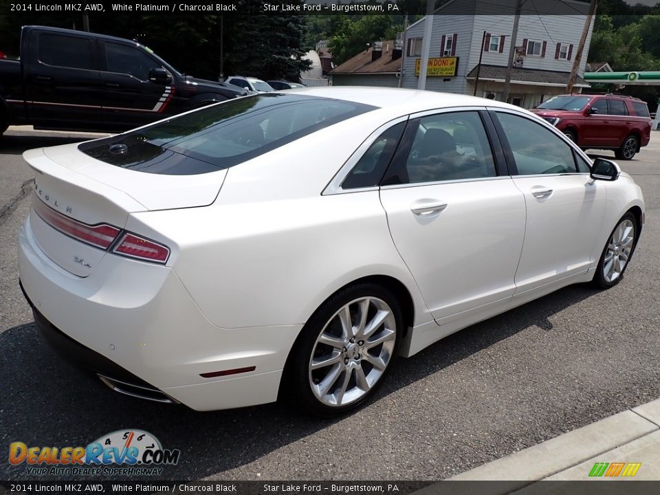 White Platinum 2014 Lincoln MKZ AWD Photo #6