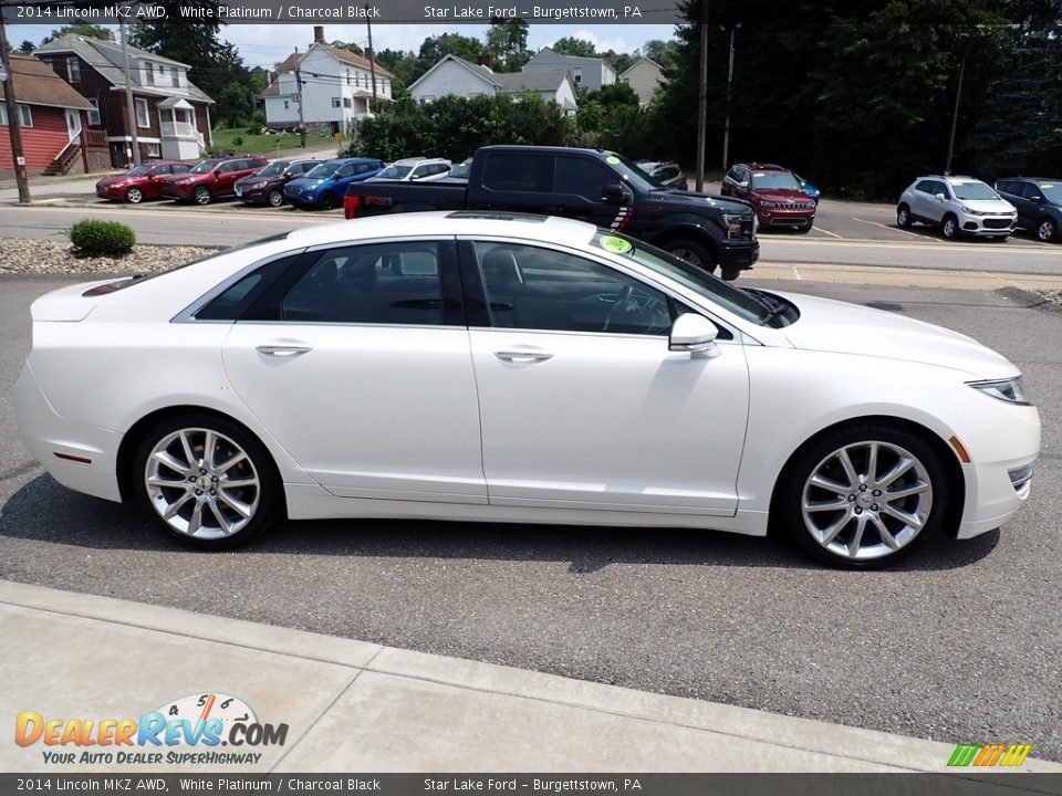 White Platinum 2014 Lincoln MKZ AWD Photo #7