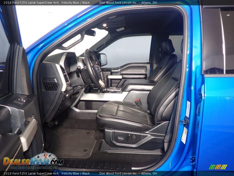 2019 Ford F150 Lariat SuperCrew 4x4 Velocity Blue / Black Photo #23