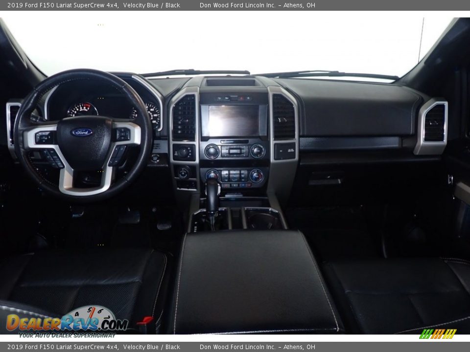 2019 Ford F150 Lariat SuperCrew 4x4 Velocity Blue / Black Photo #25