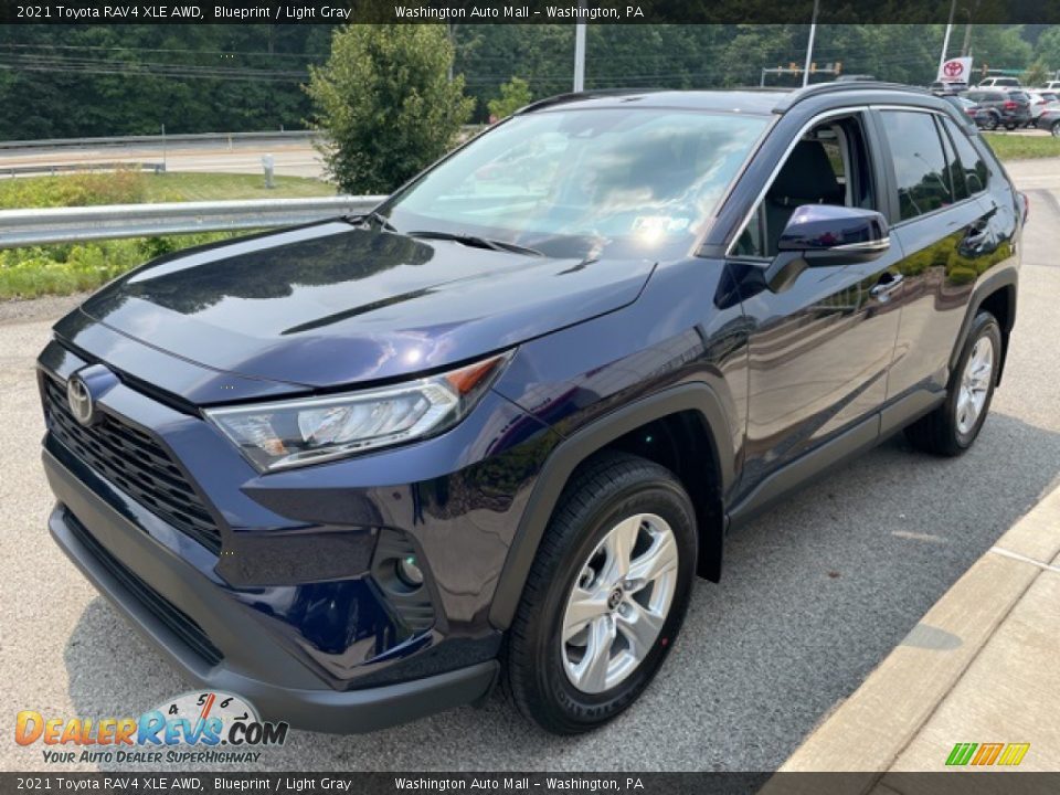 2021 Toyota RAV4 XLE AWD Blueprint / Light Gray Photo #7