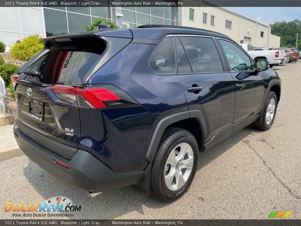 2021 Toyota RAV4 XLE AWD Blueprint / Light Gray Photo #9