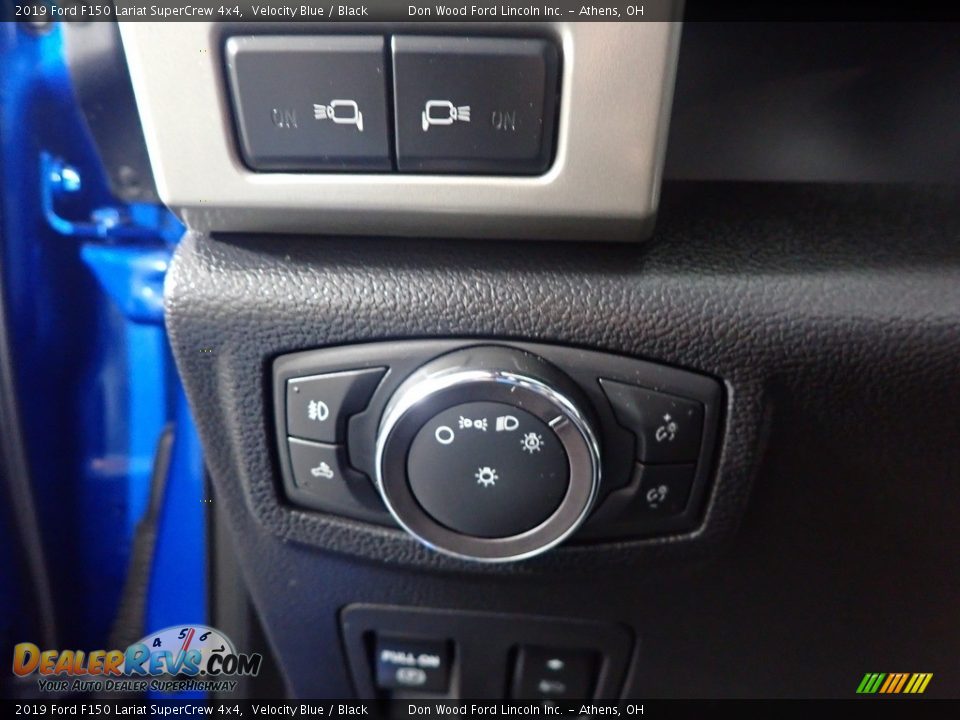 2019 Ford F150 Lariat SuperCrew 4x4 Velocity Blue / Black Photo #32