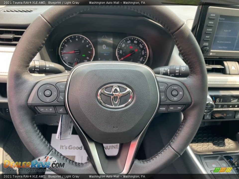 2021 Toyota RAV4 XLE AWD Blueprint / Light Gray Photo #13