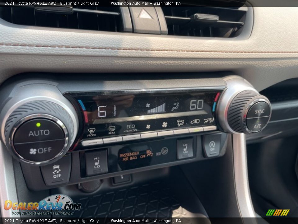 2021 Toyota RAV4 XLE AWD Blueprint / Light Gray Photo #15